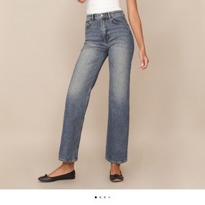 Reformation Remi wide leg jeans. Size 31/32